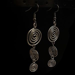 2/24/23*** 3 for $15 handmade swirl earrings